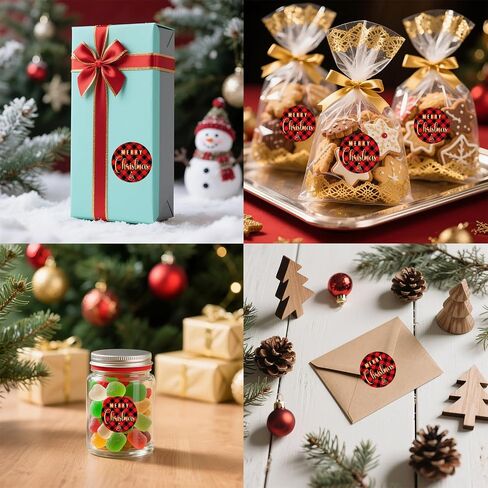 120Pcs Large Merry Christmas Stickers, 2" Christmas Labels for Gifts with Snowflake Antlers, Xmas Name Tags Stickers, Xmas from Stickers for Ornament Envelope Goodie Bag Xmas Decor in Saudi Arabia