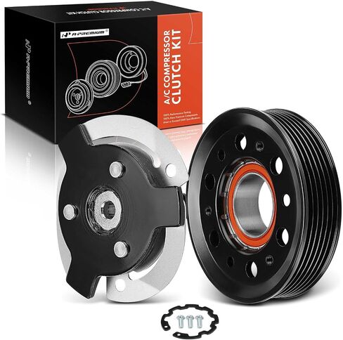طقم قابض ضاغط مكيف الهواء A-Premium متوافق مع BMW 320i 2005 2012-2013، 118i 2012-2013، 120i 2005-2012 in Saudi Arabia