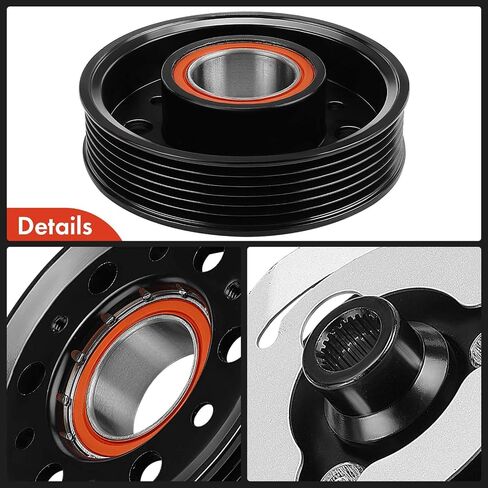 طقم قابض ضاغط مكيف الهواء A-Premium متوافق مع BMW 320i 2005 2012-2013، 118i 2012-2013، 120i 2005-2012 in Saudi Arabia