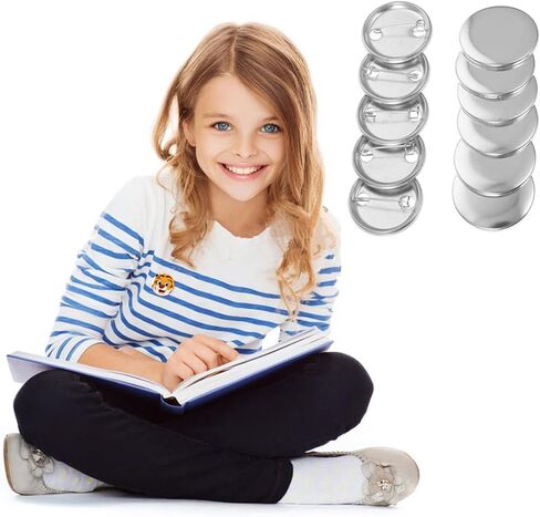 100 مجموعات شارات اليدوية DIY زر دبوس كيت الحديد أسفل شارات فارغة الديكورات دبوس in Saudi Arabia