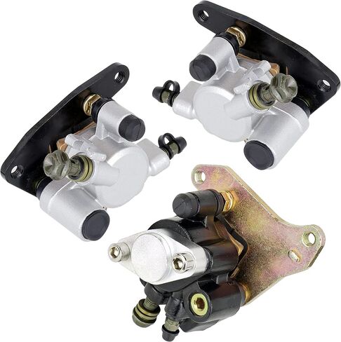 Caltric Front and Rear Brake Caliper with Pads Compatible with Honda TRX400EX Sportrax 400 2X4 1999-2004 in Saudi Arabia