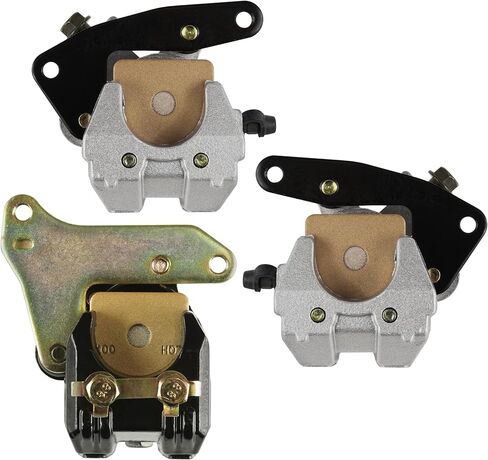 Caltric Front and Rear Brake Caliper with Pads Compatible with Honda TRX400EX Sportrax 400 2X4 1999-2004 in Saudi Arabia