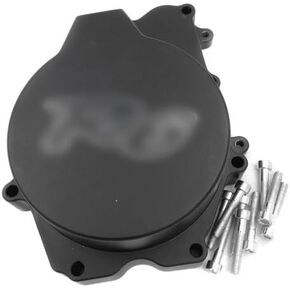 SKULL PIVOT - غطاء المحرك الثابت باللون الأزرق LED الأسود "R6" مع حشية انظر من خلال غطاء المولد متوافق مع دراجة نارية Yamah 2003-2006 YZF-R6 2006 YZF-R6S in Kuwait