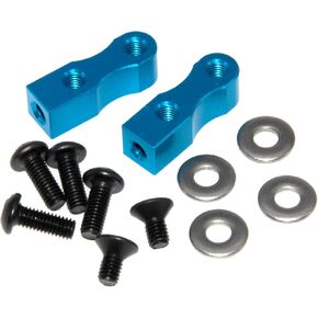 Servo Seat Mount Compatible with Tamiya 1/10 TT01 TT02 Upgrade Rc Car Aluminum Alloy Part Replace(Blue) in Kuwait