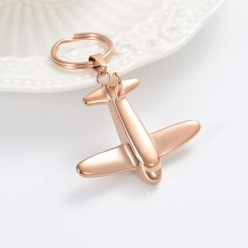Airplane Cremation Jewelry for Human Ashes Urn Necklace Keepsake Jewelry Ashes Holder Memorial Pendant Locket for Ashes in Kuwait