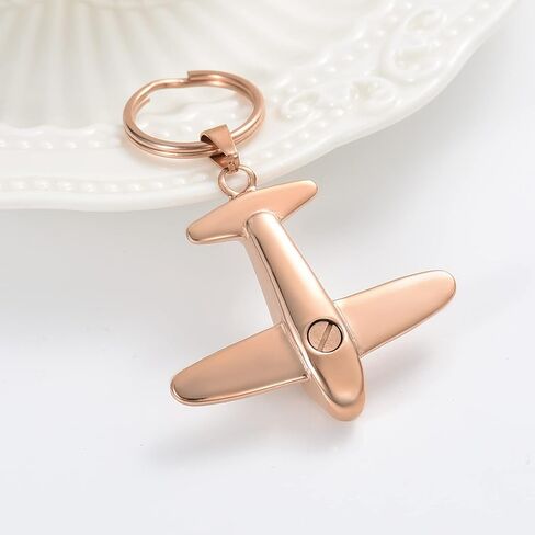 Airplane Cremation Jewelry for Human Ashes Urn Necklace Keepsake Jewelry Ashes Holder Memorial Pendant Locket for Ashes in Kuwait