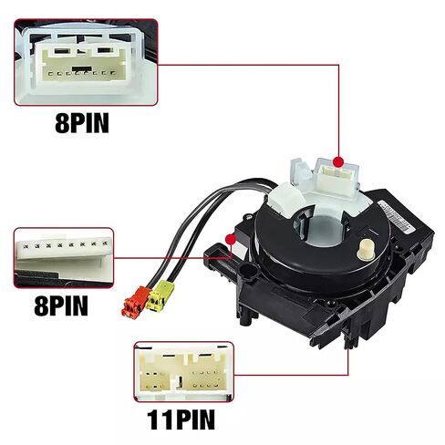 25567-ET025 سلك بديل 𝐂𝐥𝐨𝐜𝐤 𝐒𝐩𝐫𝐢𝐧𝐠 Nissan Titan 2004-2015,Rogue 2007-2015,Versa/Sentra 2007-2012,Murano 2003-2007، ماكسيما/كويست/350Z 2004-2009 # B5567-CB66A 25567-5X00A in Kuwait