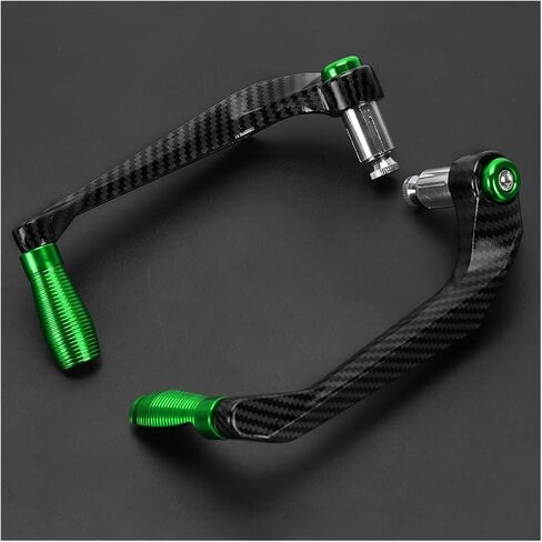 Motorcycle Accessories Handlebar Brake Clutch Lever Hand Guard Protector Compatible with Kawasaki Z500 Ninja 500 Ninja500 Z 500 SE 2024 2025(Red Handle) in Saudi Arabia
