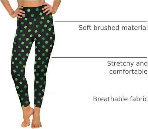 Heart Leggings Valentines Leggings for Women,St Patricks Day Leggings in Kuwait