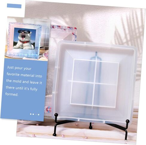 قوالب إطار صور سيليكون إبداعية للحرف اليدوية، قوالب إيبوكسي متعددة الاستخدامات لإطارات صور فريدة من نوعها للأعمال اليدوية والديكور المنزلي، مرونة عالية الشفافية in Kuwait