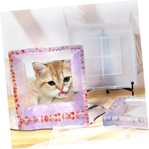 قوالب إطار صور سيليكون إبداعية للحرف اليدوية، قوالب إيبوكسي متعددة الاستخدامات لإطارات صور فريدة من نوعها للأعمال اليدوية والديكور المنزلي، مرونة عالية الشفافية in Kuwait