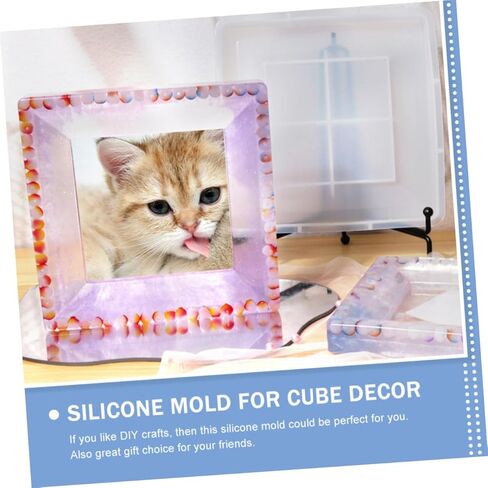 قوالب إطار صور سيليكون إبداعية للحرف اليدوية، قوالب إيبوكسي متعددة الاستخدامات لإطارات صور فريدة من نوعها للأعمال اليدوية والديكور المنزلي، مرونة عالية الشفافية in Kuwait