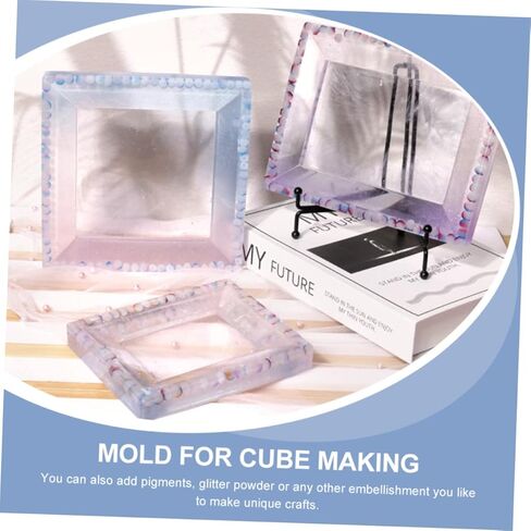 قوالب إطار صور سيليكون إبداعية للحرف اليدوية، قوالب إيبوكسي متعددة الاستخدامات لإطارات صور فريدة من نوعها للأعمال اليدوية والديكور المنزلي، مرونة عالية الشفافية in Kuwait