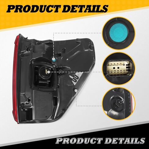 Tail Lights Assembly Chrome Full w/Blind Spot Compatible with 2021 2022 2023 (F-Series) 150 Rear Brake Lamps Taillights ML3Z13404D ML3Z13405D in Saudi Arabia