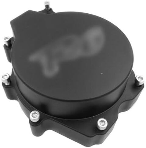 SKULL PIVOT - غطاء المحرك الثابت باللون الأزرق LED الأسود "R6" مع حشية انظر من خلال غطاء المولد متوافق مع دراجة نارية Yamah 2003-2006 YZF-R6 2006 YZF-R6S in Kuwait