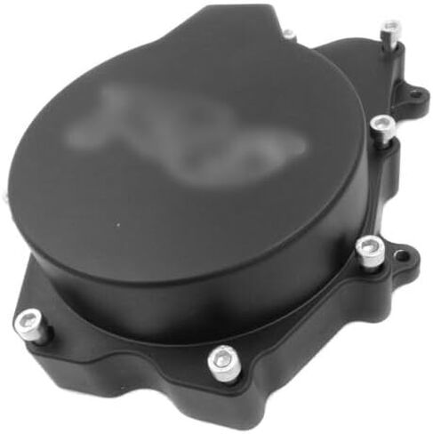 SKULL PIVOT - غطاء المحرك الثابت باللون الأزرق LED الأسود "R6" مع حشية انظر من خلال غطاء المولد متوافق مع دراجة نارية Yamah 2003-2006 YZF-R6 2006 YZF-R6S in Kuwait