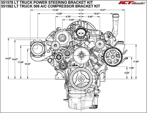 LT Truck L87 2019 & up Sanden 508 A/C Air Conditioner Compressor Bracket Kit AC in Saudi Arabia