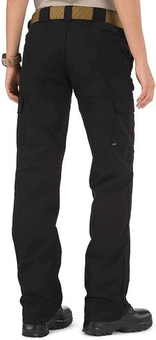 5.11 Tactical Women's Cotton Canvas Military Work Pants, Self-Adjusting Waistband, D-Ring, Khaki, 18R, Style 64358 in Saudi Arabia