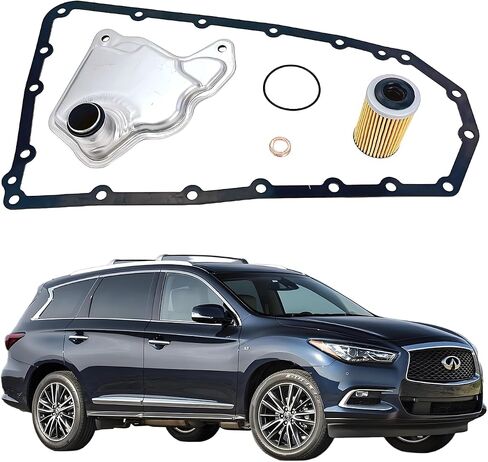 JF019E RE0F10J مجموعة فلتر ناقل الحركة الأوتوماتيكي مع حشية متوافقة مع Nissan Altima Maxima Versa رقم الجزء البديل: 31728-29X0D 31726-3JX0A 31397-1XF0D in Kuwait