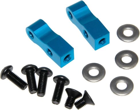 حامل مقعد مؤازر متوافق مع Tamiya 1/10 TT01 TT02 ترقية Rc Car من سبائك الألومنيوم استبدال جزء (أزرق) in Kuwait
