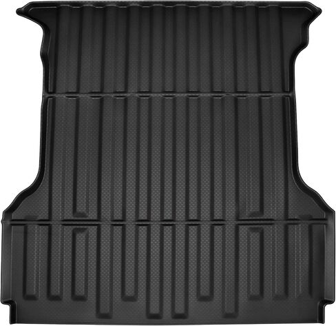 حصيرة سرير الشاحنة تناسب 2004-2014 Ford F150 Accessories 5.5FT، سيارة سوداء متدفقة لجميع الأحوال الجوية حماية TPE شديدة التحمل لسرير السيارة، 2005 2006 2007 2008 2009 2010 2011 2012 2013 in Kuwait