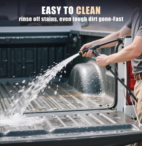 حصيرة سرير الشاحنة تناسب 2004-2014 Ford F150 Accessories 5.5FT، سيارة سوداء متدفقة لجميع الأحوال الجوية حماية TPE شديدة التحمل لسرير السيارة، 2005 2006 2007 2008 2009 2010 2011 2012 2013 in Kuwait