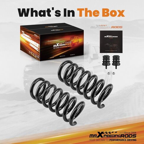 زنبرك أمامي 2 بوصة من maXpeedingrods لـ Dodge Ram 1500 2009-2018 V8 2WD، لـ Ram 1500 Classic 2019-2022 2WD، مجموعة ملفات السقوط in Kuwait