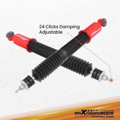 maxpeedingrods Coilovers لـ Ford Mustang 1994-2004، طقم تعليق كويلوفيرز قابل للتعديل بـ 24 مستوى، طقم خفض الارتفاع قابل للتعديل in Kuwait