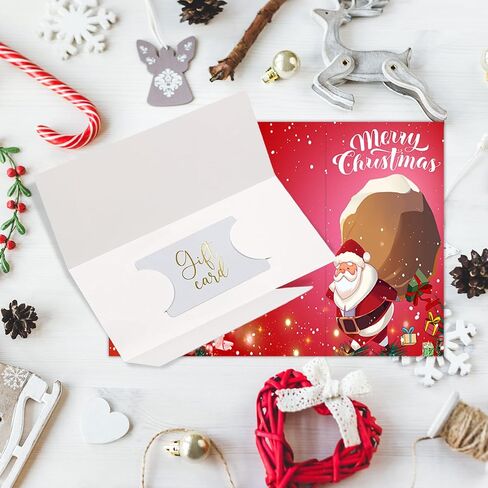 30 Pack Christmas Money Holder for Cash with Envelopes and Stickers, Cash Gift Card Holders, Xmas, New Year, and Holiday Decorations in Saudi Arabia