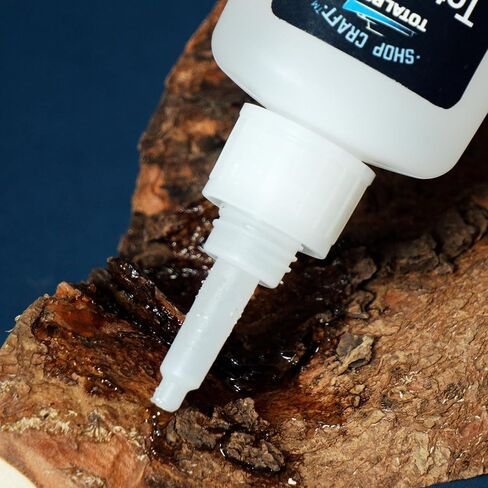 غراء TotalBoat متوسط ​​CA - لاصق غراء TotalBond Cyanoacrylate الفائق للخشب والبلاستيك والزجاج والمعادن والإيبوكسي وإصلاح الشقوق - 2 أونصة in Saudi Arabia