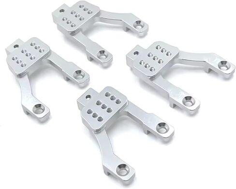 RC Crawlers Spare Parts for Mn for Mn128 MN86 G500 1/12 Metal Upgraded Front and Rear Shock Mounts Remote Control Upgrade Car Repair Modified(Silver) in Saudi Arabia