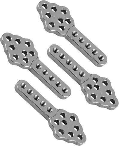 Acouto Mount 1/10 RC Crawler - /set RC Car Mount Plate Height - منتجات الطاقة الصناعية والعلمية التحكم في الصدمات والاهتزاز (رمادي) in Kuwait