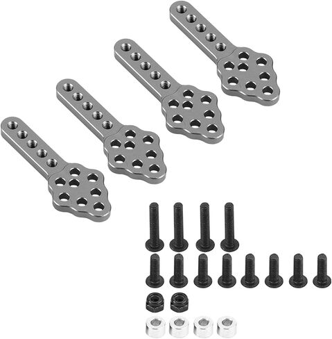 Acouto Mount 1/10 RC Crawler - /set RC Car Mount Plate Height - منتجات الطاقة الصناعية والعلمية التحكم في الصدمات والاهتزاز (رمادي) in Kuwait