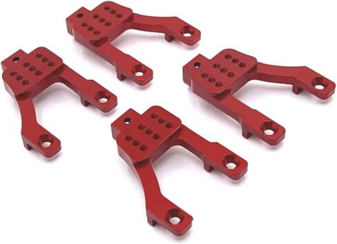 RC Crawlers Spare Parts for Mn for Mn128 MN86 G500 1/12 Metal Upgraded Front and Rear Shock Mounts Remote Control Upgrade Car Repair Modified(Silver) in Saudi Arabia