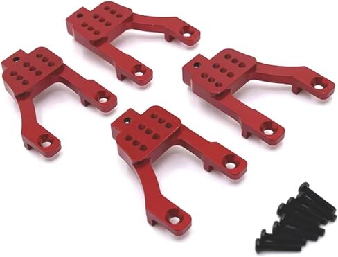 RC Crawlers Spare Parts for Mn for Mn128 MN86 G500 1/12 Metal Upgraded Front and Rear Shock Mounts Remote Control Upgrade Car Repair Modified(Silver) in Saudi Arabia