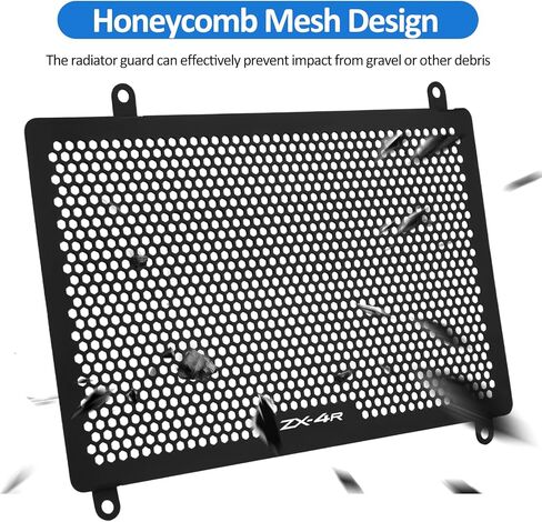 Radiator Cover Grille Guard Protection Compatible with KAWASAKI Ninja ZX-4R ZX4R SE ZX-4RR ZX4RR 2023 2024 2025 (ZX4R) in Saudi Arabia