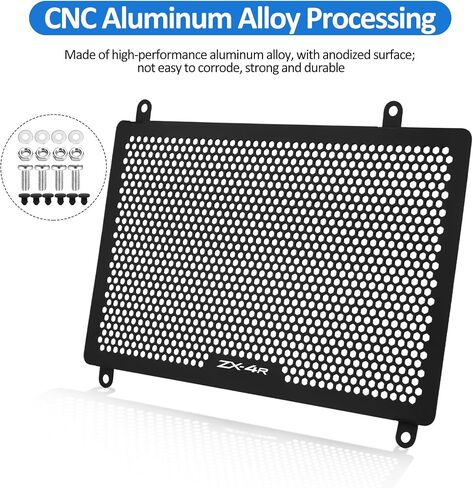 Radiator Cover Grille Guard Protection Compatible with KAWASAKI Ninja ZX-4R ZX4R SE ZX-4RR ZX4RR 2023 2024 2025 (ZX4R) in Saudi Arabia