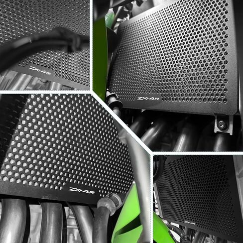 Radiator Cover Grille Guard Protection Compatible with KAWASAKI Ninja ZX-4R ZX4R SE ZX-4RR ZX4RR 2023 2024 2025 (ZX4R) in Saudi Arabia