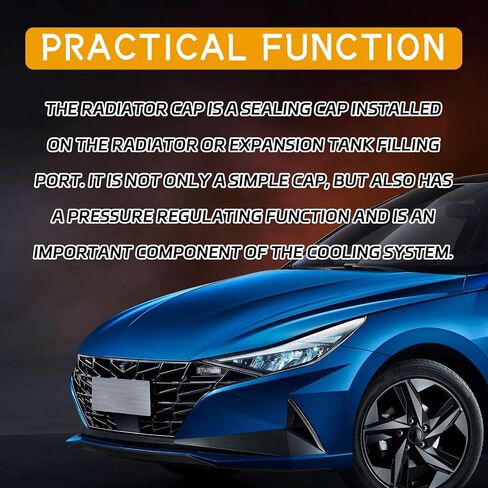 غطاء خزان سائل التبريد لـ H-yundai Elantra GT Ioniq K0na E-lectric K0na N Tucson Veloster N & Kia Niro EV Sportage 2016-2023 استبدال غطاء خزان سائل التبريد 25330-D3000 in Kuwait