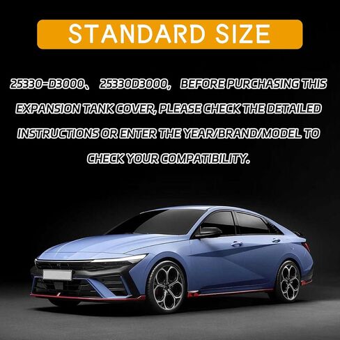 غطاء خزان سائل التبريد لـ H-yundai Elantra GT Ioniq K0na E-lectric K0na N Tucson Veloster N & Kia Niro EV Sportage 2016-2023 استبدال غطاء خزان سائل التبريد 25330-D3000 in Kuwait