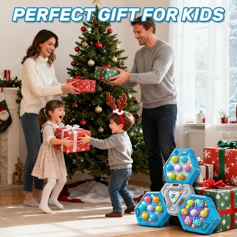 لعبة مولي مكونة من 3 لاعبين للأعمار من 3 سنوات فما فوق، لعبة التعلم المبكر مع أضواء وأصوات، لعبة مطرقة قصف تفاعلية مع 3 أوضاع لعب، مثالية للعائلات التي لديها أطفال متعددون من مختلف الأعمار in Kuwait