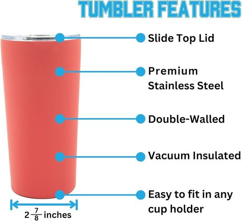 Texas A&M Logo Tumbler - White Double Walled Insulated Travel Thermos with Slide Lid - 18 oz in Saudi Arabia