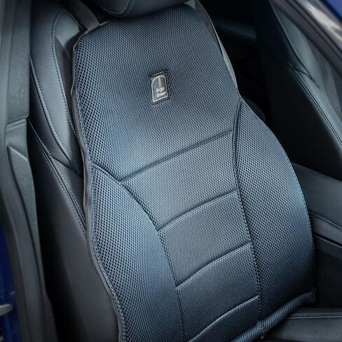 ErgoDriver Tailored Car Seat Back Support – Customisable Lumbar Cushion with Modular Inflatable Air Cells, Breathable Memory Foam, Fits Cars, Vans & Trucks, Portable & Adjustable in Saudi Arabia
