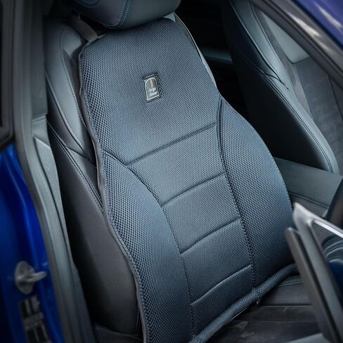 ErgoDriver Tailored Car Seat Back Support – Customisable Lumbar Cushion with Modular Inflatable Air Cells, Breathable Memory Foam, Fits Cars, Vans & Trucks, Portable & Adjustable in Saudi Arabia