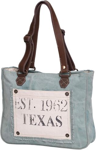 Cargo 157 Upcycled Canvas and Genuine Hair-On Leather Trim Crossbody Bag in Saudi Arabia