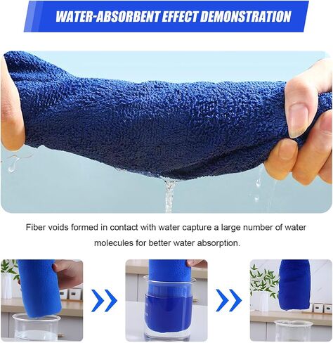 4PCS Microfiber Towels for Car, 12" x 16" 600GSM Cleaning Rags Ultra Absorbent Dusting Cloth, Scratch-Free Drying & Detailing Towel Wash Cloths for Car Interior & Exterior in Saudi Arabia