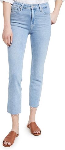 PAIGE Women's Cindy High Rise Straight Leg Ankle Length in Dream Weaver in Saudi Arabia