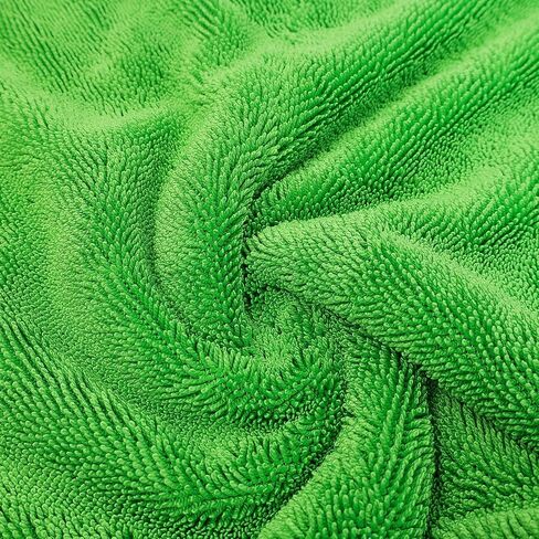 1pcs 30 * 30cm Microfiber Window Cleaning Green Towel Micro Fiber Wash Towels Extra Soft Car Drying Cloth for Car Washing Rags in Saudi Arabia