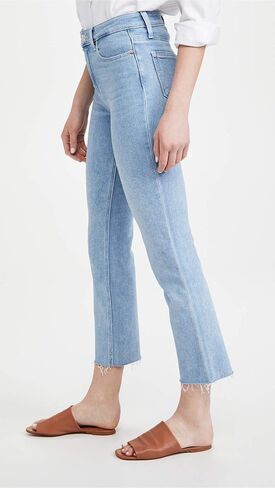 PAIGE Women's Cindy High Rise Straight Leg Ankle Length in Dream Weaver in Saudi Arabia