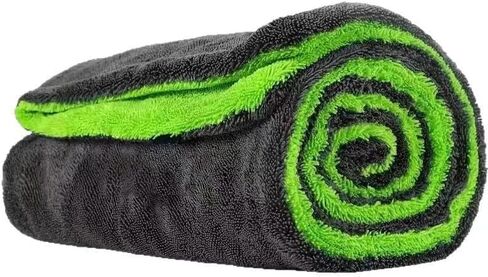 1pcs 30 * 30cm Microfiber Window Cleaning Green Towel Micro Fiber Wash Towels Extra Soft Car Drying Cloth for Car Washing Rags in Saudi Arabia